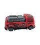 Carrinho Mini Pull Back Garagem S.A. Turbo Aventura - Vermelha - Candide